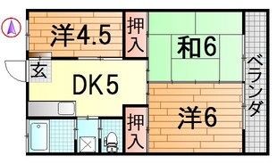 コーポしらゆりの物件間取画像